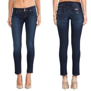 Hudson Nicole Ankle Skinny Stretch Double Button & Flap Button Pocket Jeans